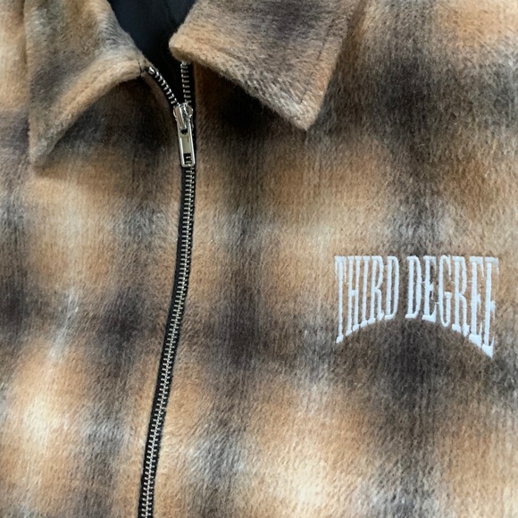 Other - Zip up flannel. 10%wool 90%poly. Lined.